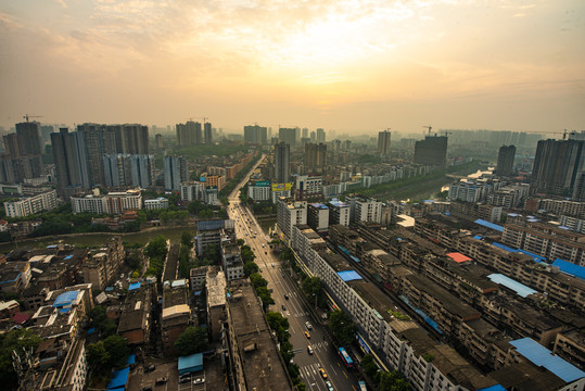 湖南邵阳市城市风光