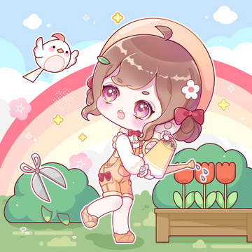 彩虹少女