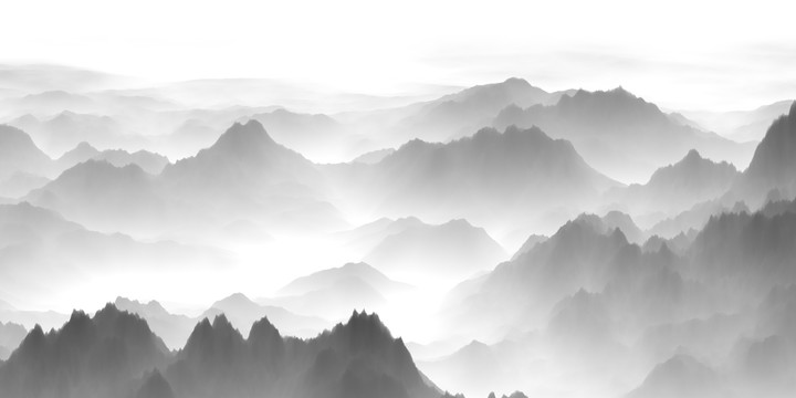 水墨山水畫