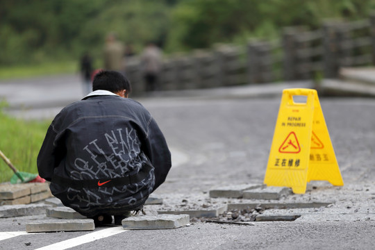 道路施工