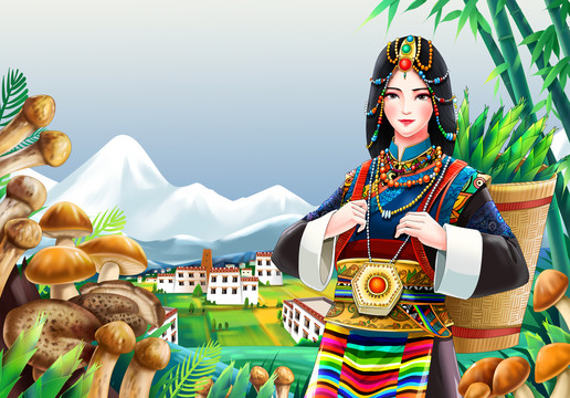 采菌圖