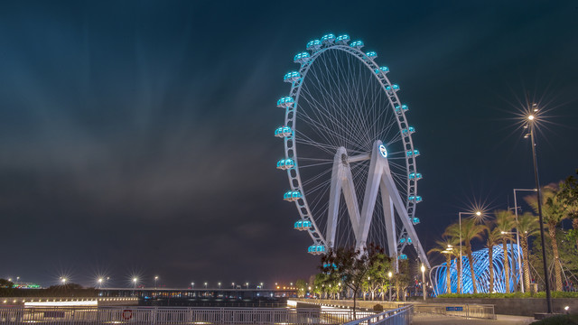 欢乐港湾夜景