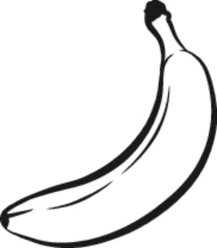 香蕉矢量簡(jiǎn)筆畫(huà)