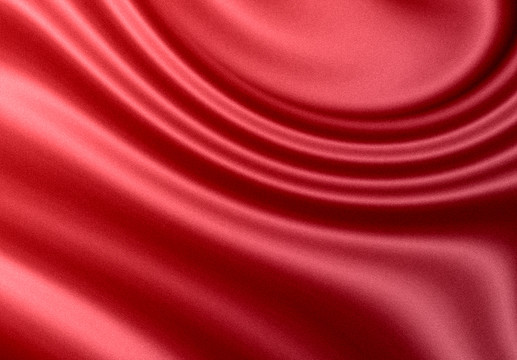 红色丝绸纹纹理