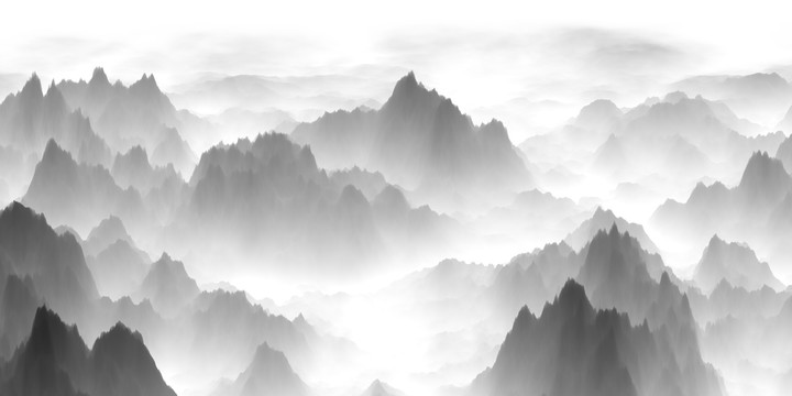水墨山水畫