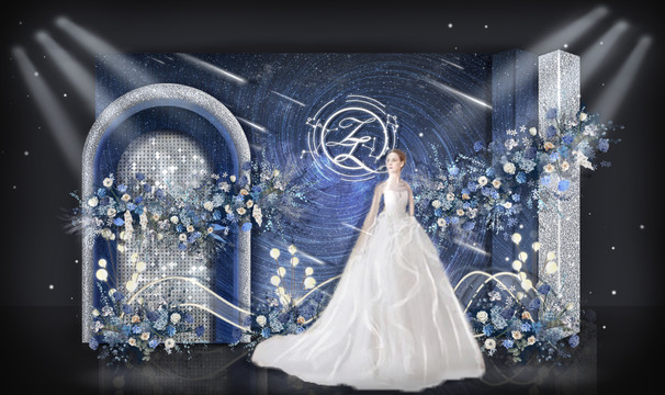 星空婚禮迎賓區(qū)