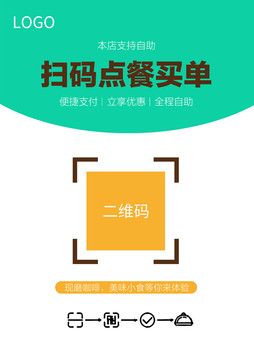 掃碼點單牌