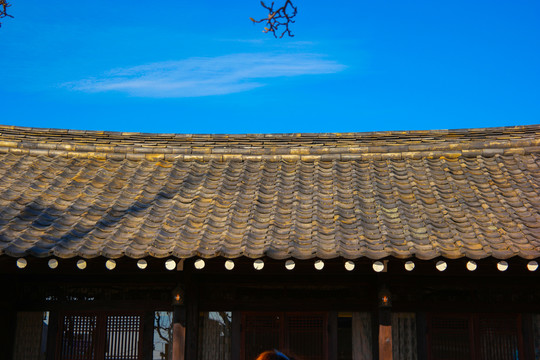 韩式建筑物屋顶