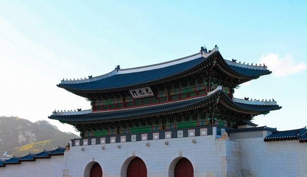 韩式建筑物