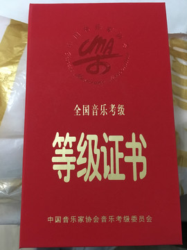 中国音乐家协会全国音乐等级证书