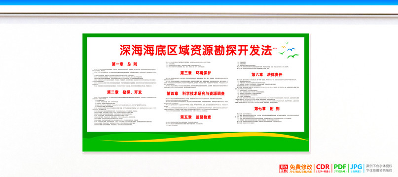 深海海底區(qū)域資源勘探開發(fā)法