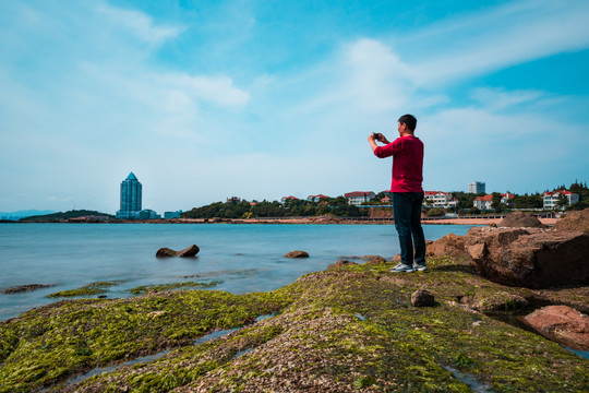 青岛的海景