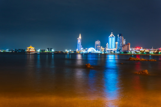 青岛的夜景