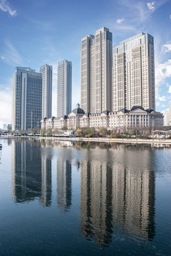 天津海河风景