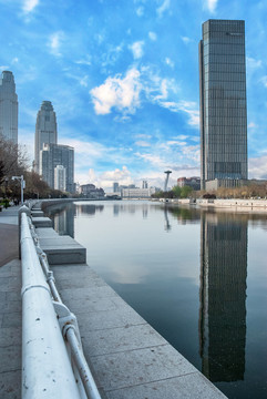 天津海河风景