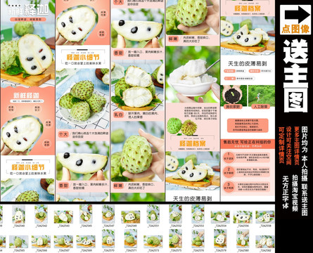 新鮮釋迦詳情頁