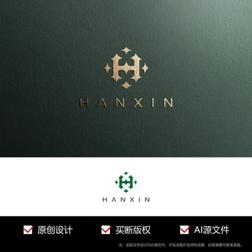 英文字母HX標志logo