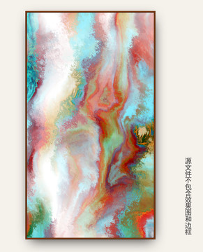 抽象油畫