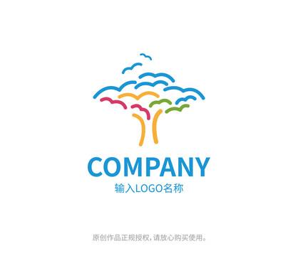 学校logo