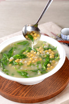 豆湯豌豆尖