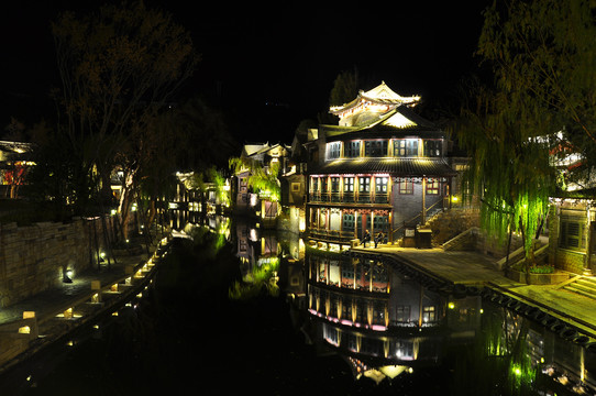 古北水镇夜景