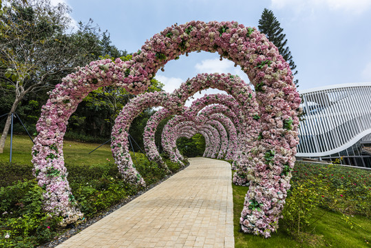 鲜花通道