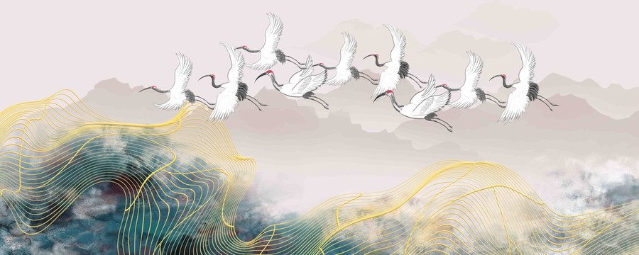 瑞鶴圖