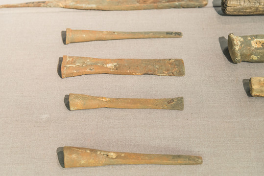 古代造船木工工具