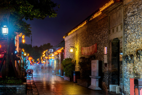 中国江苏扬州东关街夜景
