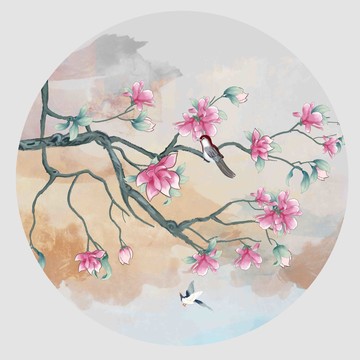 新中式玉蘭花