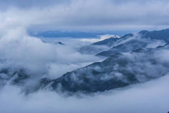 轿顶山云海