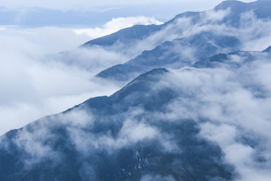 轿顶山云海