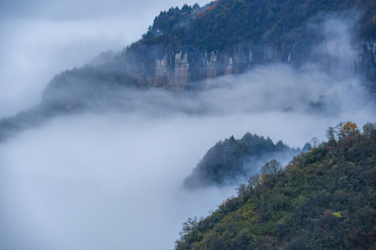 轿顶山云海