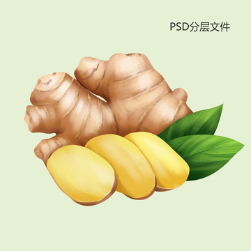 插畫生姜