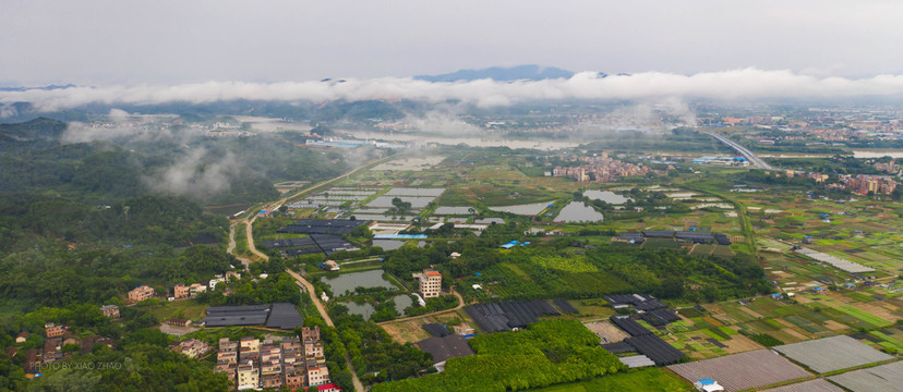 航拍都市风光