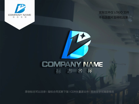 字母BV設計logo標志VB