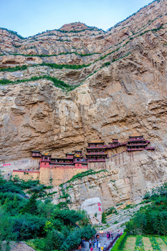 中国山西大同北岳恒山悬空寺