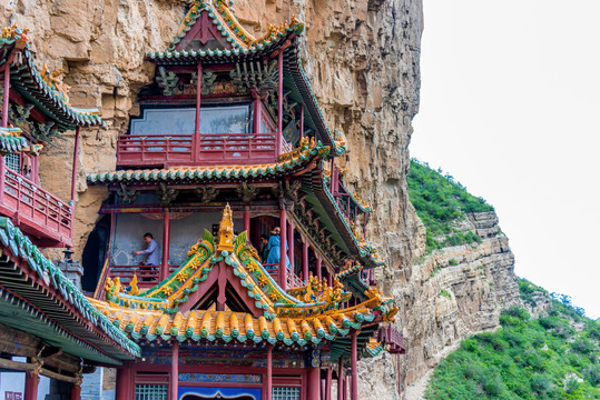 中国山西大同北岳恒山悬空寺