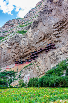 中国山西大同北岳恒山悬空寺