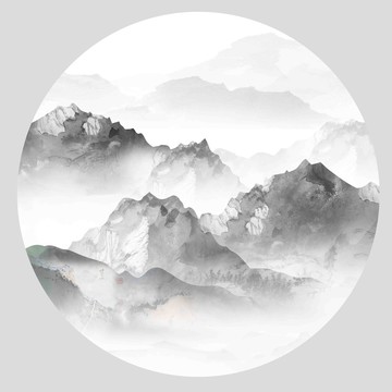 新中式山水画