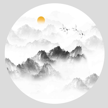 新中式水墨畫