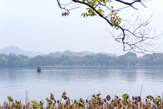 杭州西湖秋景