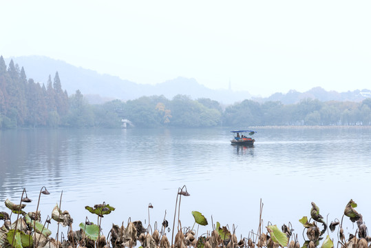 杭州西湖秋景