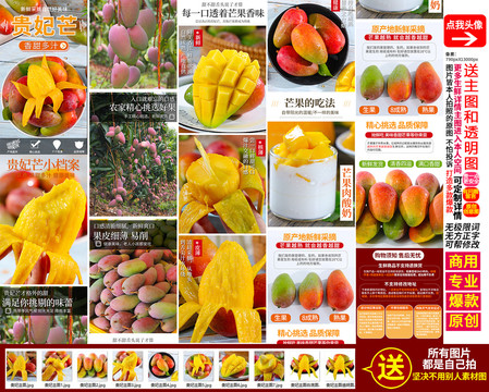 貴妃芒果詳情頁主圖