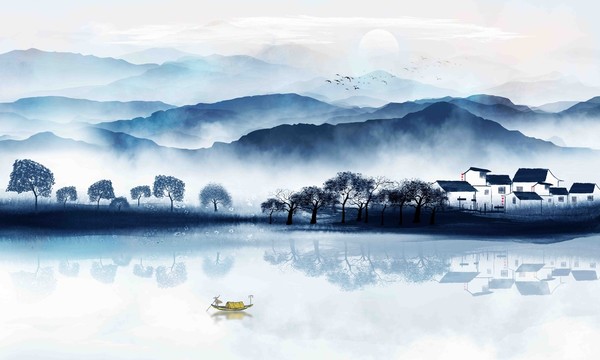 新中式山水畫
