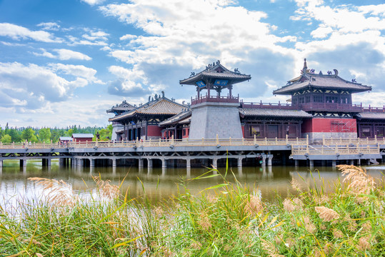 中国山西大同云冈石窟灵岩寺