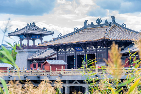 中国山西大同云冈石窟灵岩寺