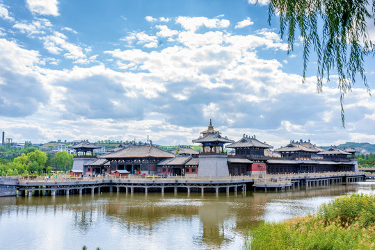 中国山西大同云冈石窟灵岩寺