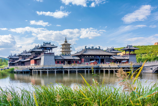 中国山西大同云冈石窟灵岩寺