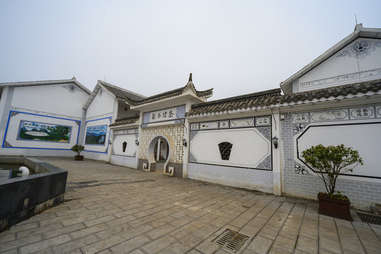 白族茶文化墙